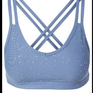 Double Back Alloy Speckled Bra